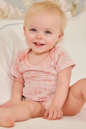 LAKE For Littles|Bodysuits & Sleepers>Baby Bodysuit Bundle in English Rose English Rose Multi