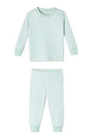 LAKE Pants Sets|For Littles>Baby Long-Long Set in Parisian Green