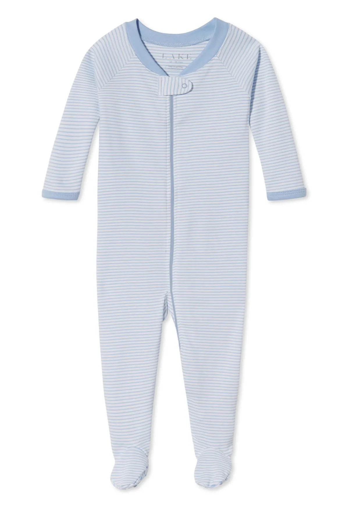 baby-sleeper-in-french-blue-PakQUuWB-0.webp LAKE Bodysuits & Sleepers|For Loved Ones>Baby Sleeper in French Blue