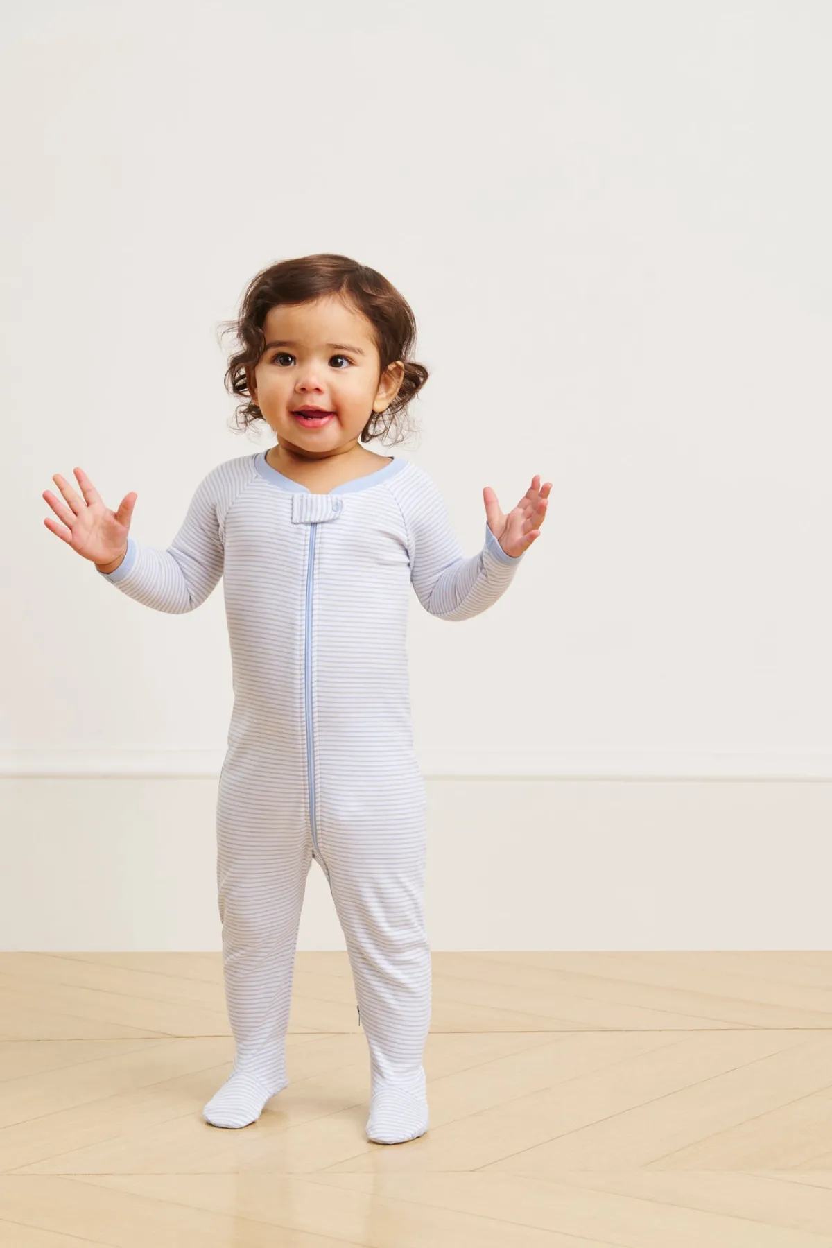 baby-sleeper-in-french-blue-PakQUuWB-1.webp LAKE Bodysuits & Sleepers|For Loved Ones>Baby Sleeper in French Blue