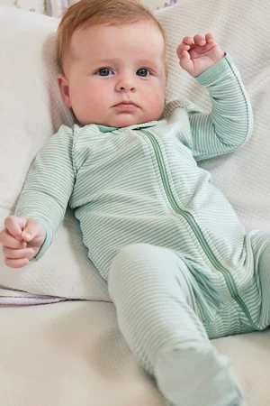 LAKE Bodysuits & Sleepers|For Loved Ones>Baby Sleeper in Parisian Green