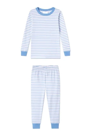 LAKE For Littles|Pants Sets>Kids Long-Long Set in Baltic Blue