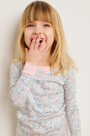 LAKE For Littles|Pants Sets>Kids Long-Long Set in English Rose Elizabeth Floral