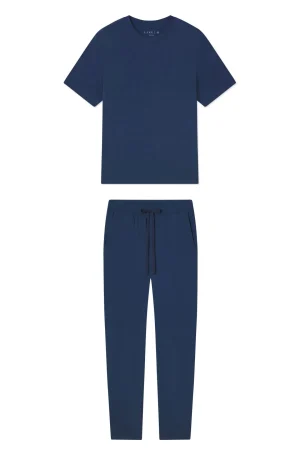 LAKE For Him|Best Sellers>Men's Bamboo Lounge Set in Navy