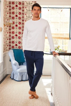 LAKE Pajama Pants & Shorts|View All>Men's Dockside Jogger in Deep Navy