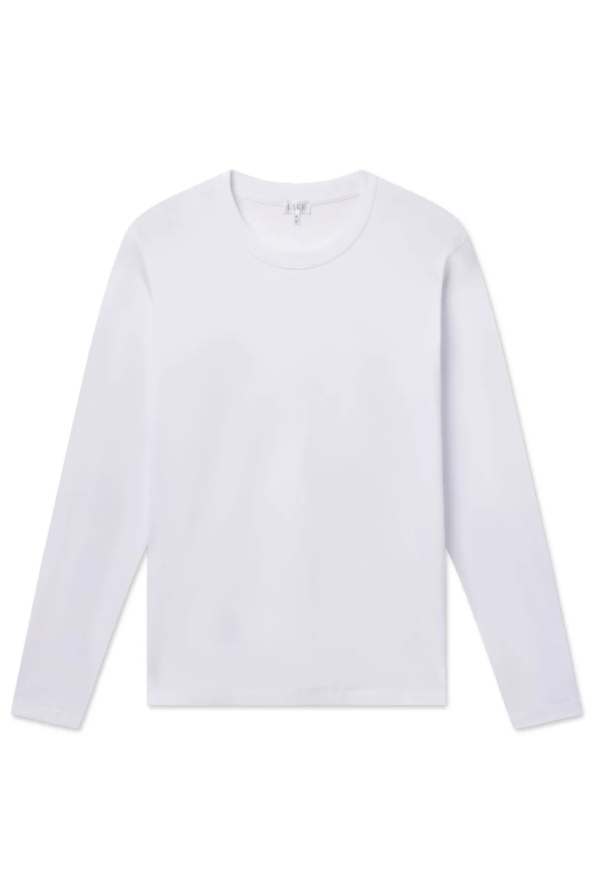 mens-pima-crewneck-long-sleeve-AmYpERgo-0.webp LAKE For Him|For Traditions>Men's Pima Crewneck Long Sleeve Tee in White