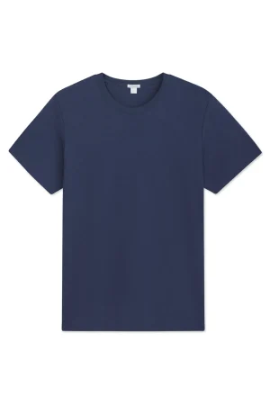 LAKE For Him|For Him>Men's Pima Crewneck Tee in Navy