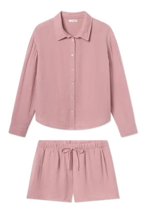 LAKE Shorts Sets|Shorts Sets>Nantucket Shorts Set in Carnation