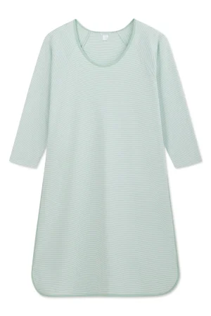LAKE The Mainstays|Nightgowns>Pima Long Sleeve Nightgown in Parisian Green
