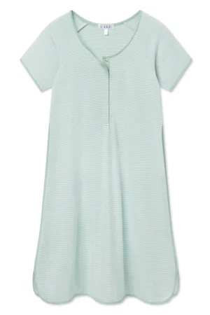 LAKE Nightgowns|Nightgowns>Pima Maternity Nightgown in Parisian Green