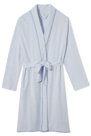 LAKE For Selfcare|For Loved Ones>Pima Robe in French Blue