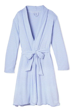 LAKE For Selfcare|For Her>Pima Robe in Hydrangea