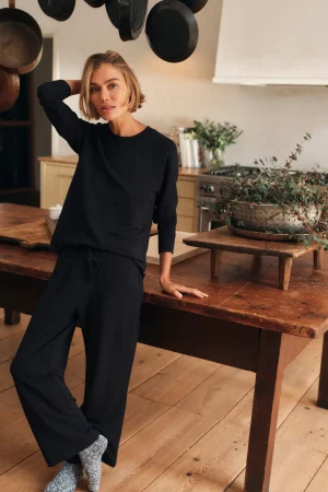 LAKE For Travel|For Hosting>Relax Pants Set in Black